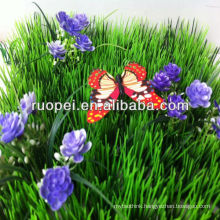 2014 hot sale cheap artificial grass carpet with flower